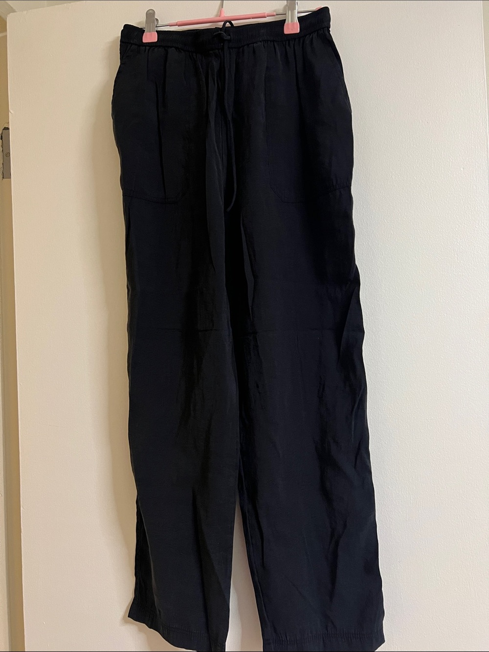Zara Black Drawstring Casual Joggers